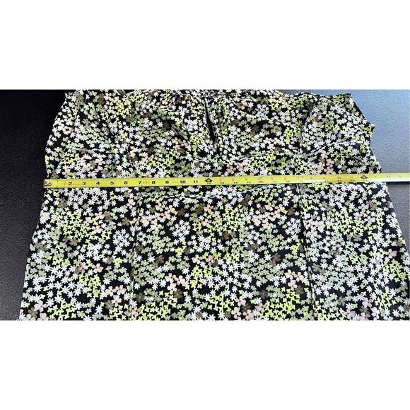 Michael Michael Kors Womens Handkerchief Hem Top Bright Limeade Sz 1X NWT P1-103 - Picture 9 of 13